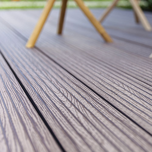 Outdoor deck and patio